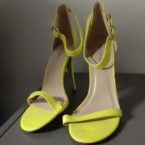 Call It Spring Neon Yellow Heels